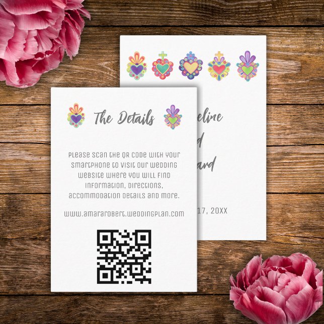 SACRED HEART, MEXICAN HEART ENCLOSURE CARD (Creator Uploaded)