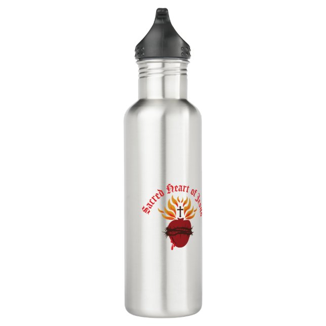 Sacred Heart of Jesus 710 Ml Water Bottle (Right)