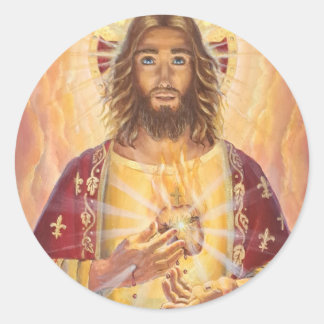 Sacred Heart of Jesus, Art, Stickers