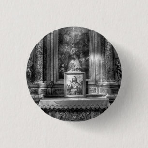 Sacred Heart Of Jesus Beam Of light 3 Cm Round Badge