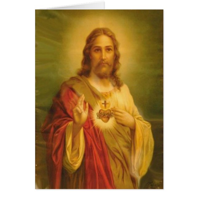 Sacred Heart of Jesus Blessing (Front)