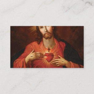 Sacred Heart Of Jesus Business Card