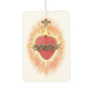 Sacred Heart of Jesus Car Air Freshener