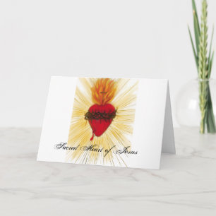 Sacred Heart of Jesus- card