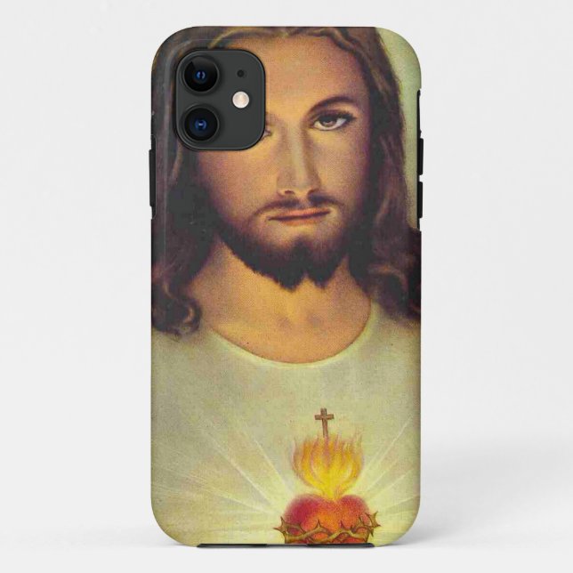 Sacred Heart of Jesus Case-Mate iPhone Case (Back)