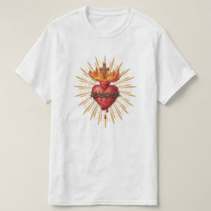 Sacred Heart of Jesus Catholic Traditional T-Shirt