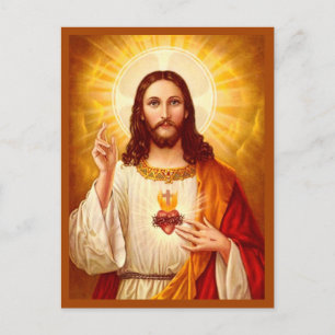 Sacred Heart of Jesus Christ Postcard
