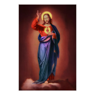 Sacred Heart of Jesus Christ Poster