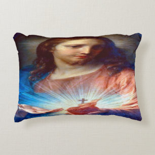 Sacred Heart of Jesus Decorative Cushion