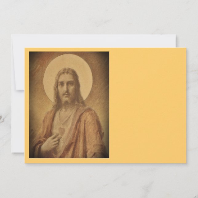 Sacred Heart of Jesus Drawing (Front)