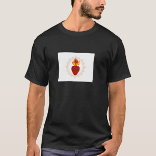 Sacred Heart of Jesus Flag Shirt Christian Catholi