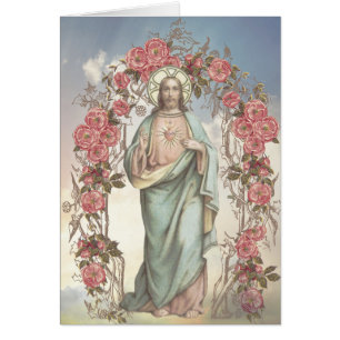 Sacred Heart of Jesus Floral Religious