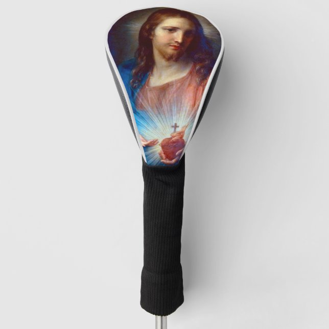 Sacred Heart of Jesus Golf Head Cover (Front)