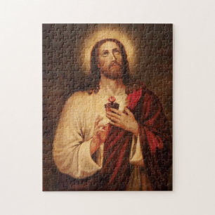 Sacred Heart Of Jesus Jigsaw Puzzle