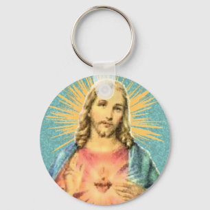 Sacred Heart of Jesus Key Ring