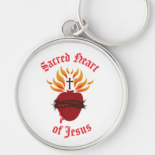 Sacred Heart of Jesus Key Ring (Front)