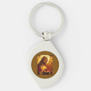 Sacred Heart of Jesus Key Ring