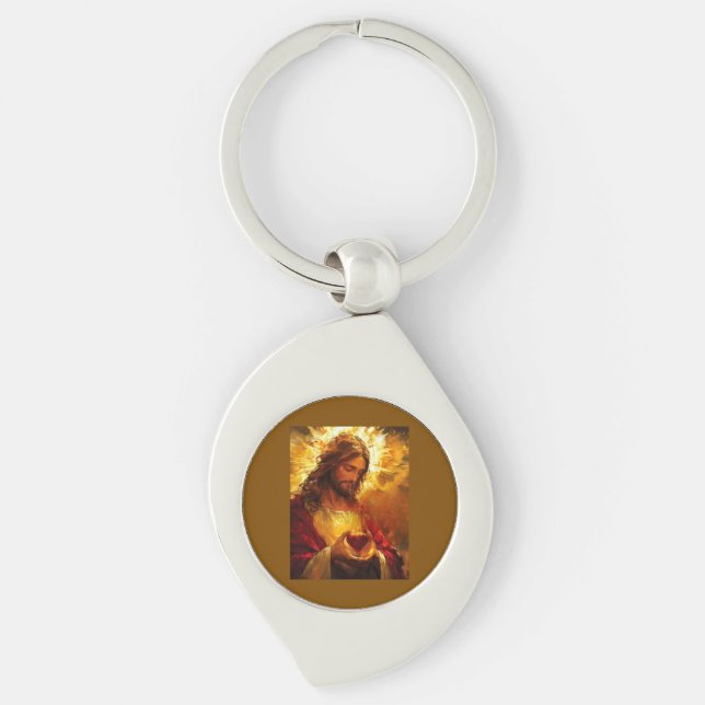Sacred Heart of Jesus  Key Ring (Front)