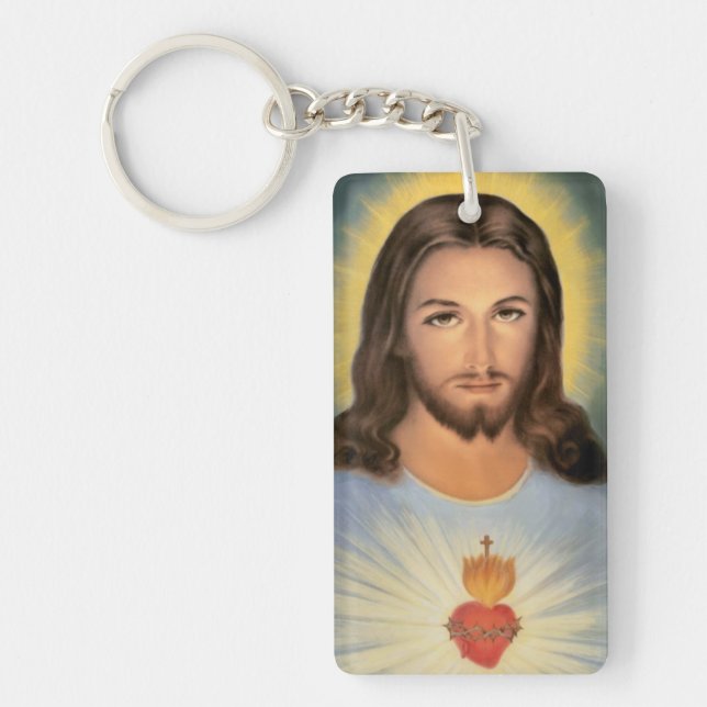 Sacred Heart of Jesus Keychain (Front)