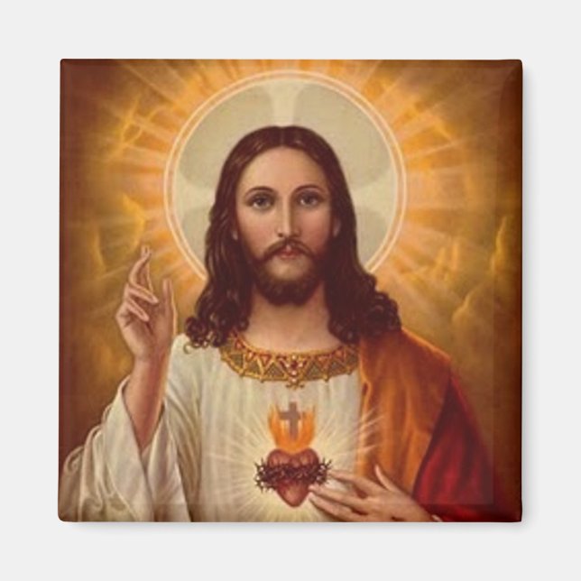 Sacred Heart of Jesus Magnet (Front)
