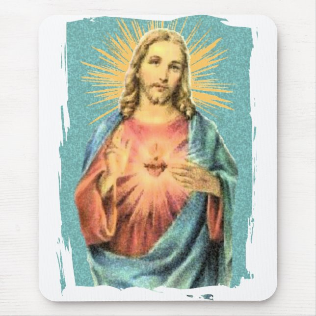 Sacred Heart of Jesus Mouse Pad (Front)