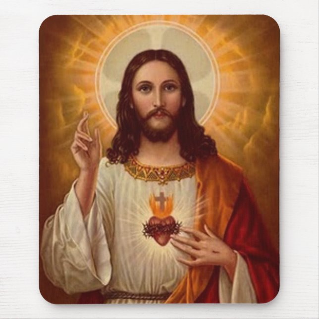 Sacred Heart of Jesus Mouse Pad (Front)