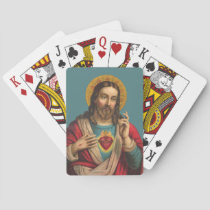 Sacred Heart of Jesus Playing Cards