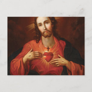 Sacred Heart Of Jesus Postcard