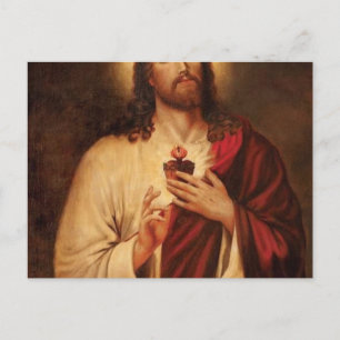 Sacred Heart Of Jesus Postcard