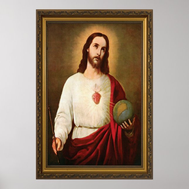 Sacred Heart of Jesus Poster (Front)