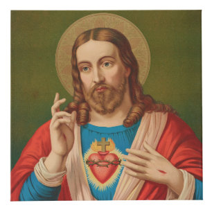 Sacred Heart of Jesus Prayer Cube