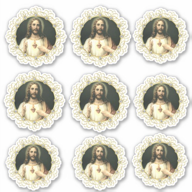 Sacred Heart of  Jesus Religious Vinyl (Front)