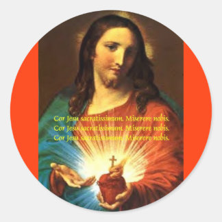 SACRED HEART OF JESUS STICKER CORJESU