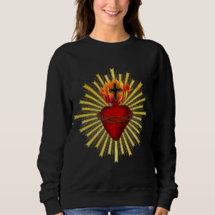 SACRED HEART of JESUS Tattoo for Men Women Kids Sweatshirt