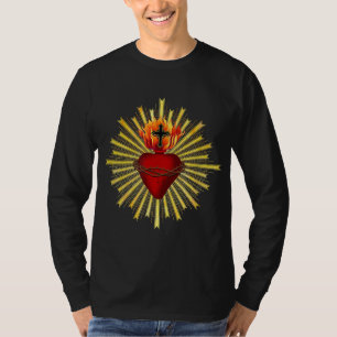 SACRED HEART of JESUS Tattoo for Men Women Kids T-Shirt