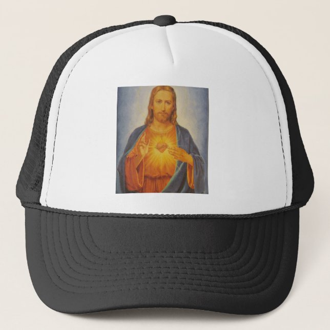 Sacred Heart of Jesus Trucker Hat (Front)