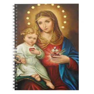 SACRED HEART OF MARY 12 CUSTOMIZABLE PRODUCTS NOTEBOOK