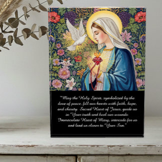 Sacred Heart of Mary, Immaculate Heart Devotion Photo Block