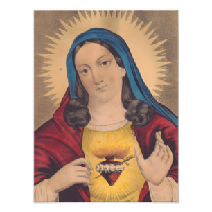 Sacred Heart of Mary Photo Print
