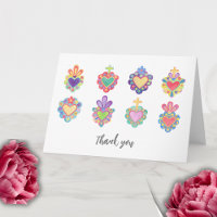 SACRED HEARTS, MEXICAN FOLK THANK YOU