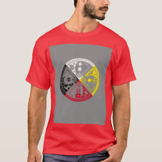 SACRED HOOP MEDICINE WHEEL Graphic T-Shirt