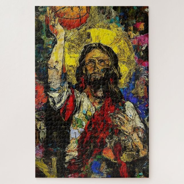 Sacred Hoops Art Puzzle (Vertical)