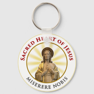 Sacred & Immaculate Hearts of Jesus & Mary Key Ring