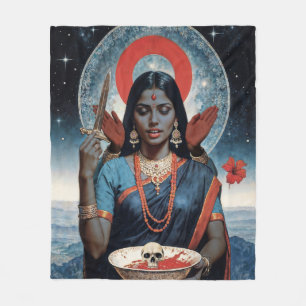 Sacred Kali Fleece Blanket