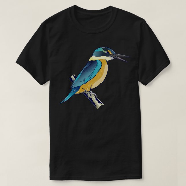 Sacred kingfisher Ktare T-Shirt (Design Front)