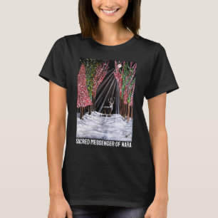 Sacred Messenger of Nara Painting by Alfred Fox T-Shirt