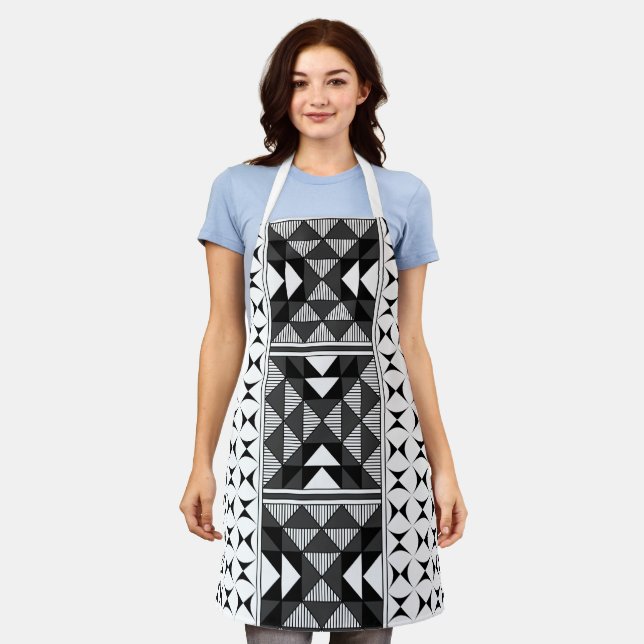 Sacred Mountains in Charcoal Apron (Worn)