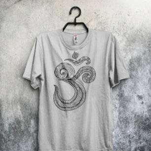 Sacred Om Symbol Unisex T-shirt Design