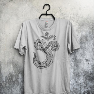 Sacred Om T-shirt Hindu Om symbol T-shirt Aum