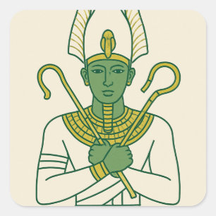 Sacred Osiris Divine Egyptian God Sticker